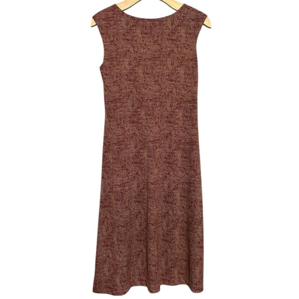 Lauren Ralph Lauren Vintage Women’s Sz S Burgundy Wine Lace Up Back Sheath Dress